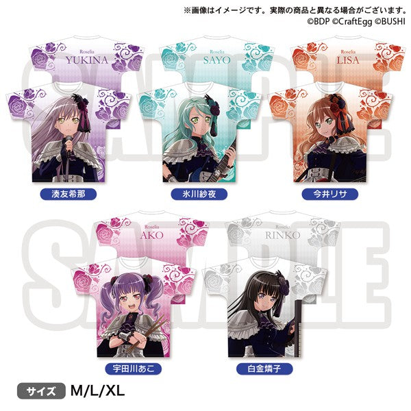 Rausch und/and Craziness Ⅱ」 フルカラーTシャツ 白金燐子 Mサイズ
