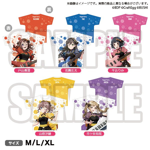 BanG Dream! 8th☆LIVE「Breakthrough!」 フルカラーTシャツ Poppin
