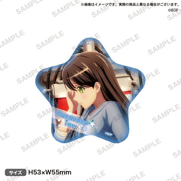 バンドリ ぽっぴんどりーむ 前売り券 特典 缶バッジ 花園たえ