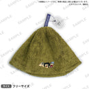 サ道 サウナハット ととのう3人 モスグリーン