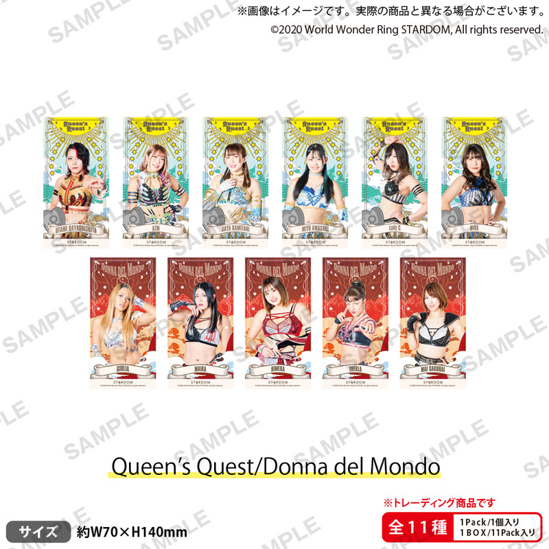スターダム トレーディングチケット風ステッカー 2022 Queen’s Quest & Donna del Mondo 【PACK】