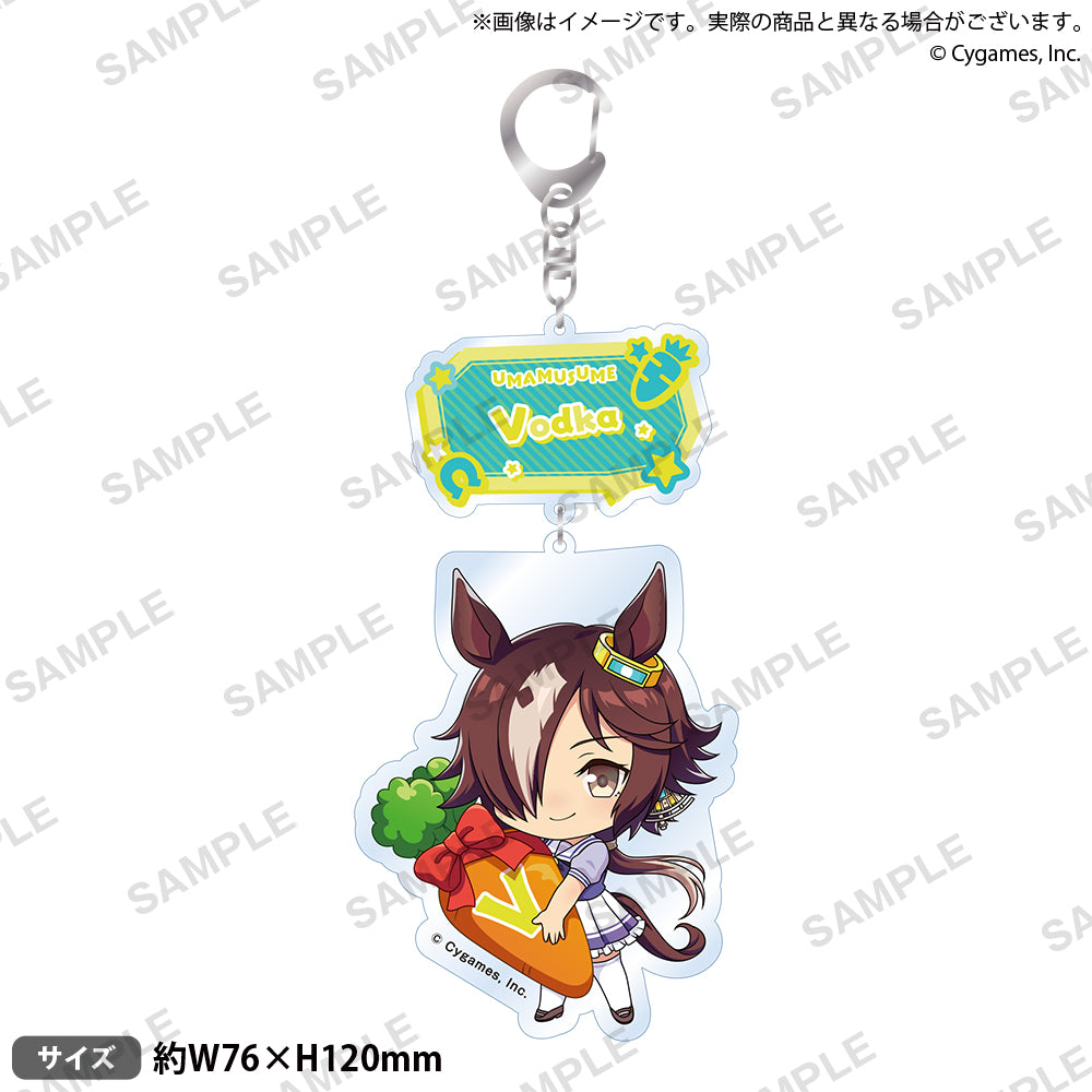 ウマ娘 プリティーダービー むぎゅみにアクリルキーホルダー ウオッカ